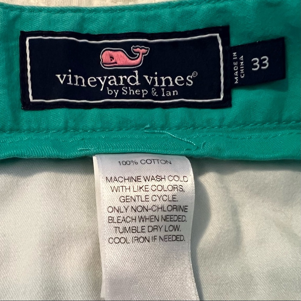 Vineyard Vines Mens Club Shorts Size 33 Green - Picture 6 of 6